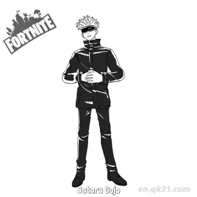 Free printable Satoru Gojo 02 Coloring Page - Free PDF Printable Fortnite Coloring Sheets coloring page